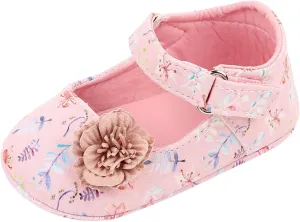 EnJoCho Baby Running Shoes Summer Soft Flat Walking Sandals Non-Slip Baby Rubber Sole Boys Girls Shoes Baby Shoes (Pink, 0-6 Months)