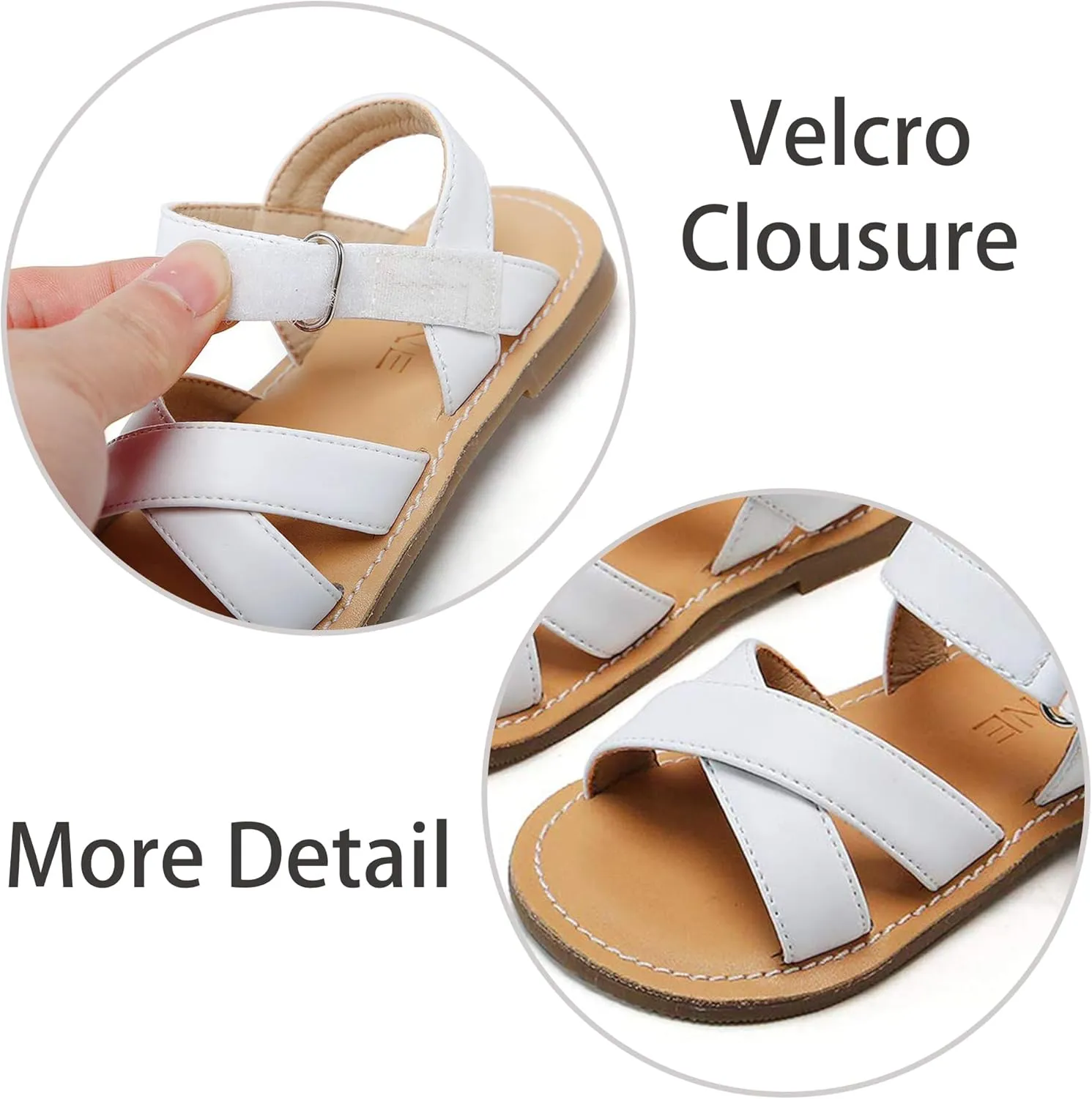 ESTINE Girls Sandal Dress Shoe for Toddler/Little Kid Party School Shoe