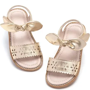 GINFIVE Toddler Girls Sandals Little Girls Kids Summer Shoes Toddler Sandals