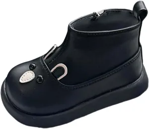 Girl Boots Girls And Boys Children's Casual Shoes Mesh Soft Sole Breathable Sports Short Boots High Top Ankle Boots