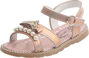 Girl Platform Sandals Girls Sandals Flat Pearl Children Shoes Big Kids Beach Shoes Girls Princess Girls Pool Slides
