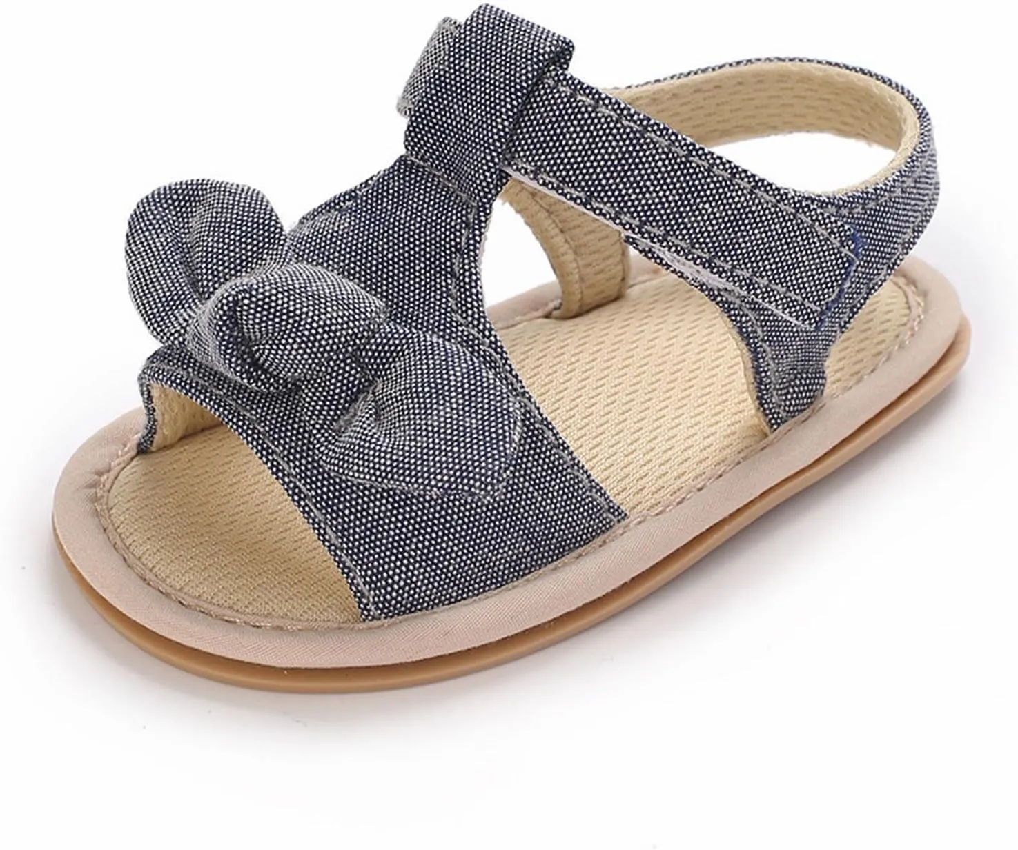girl sandal size 2 Ruffle Bowknot Premium Soft Sole Anti Slip Open Toe Breathable Summer Outdoor Flat Shoes For Summer