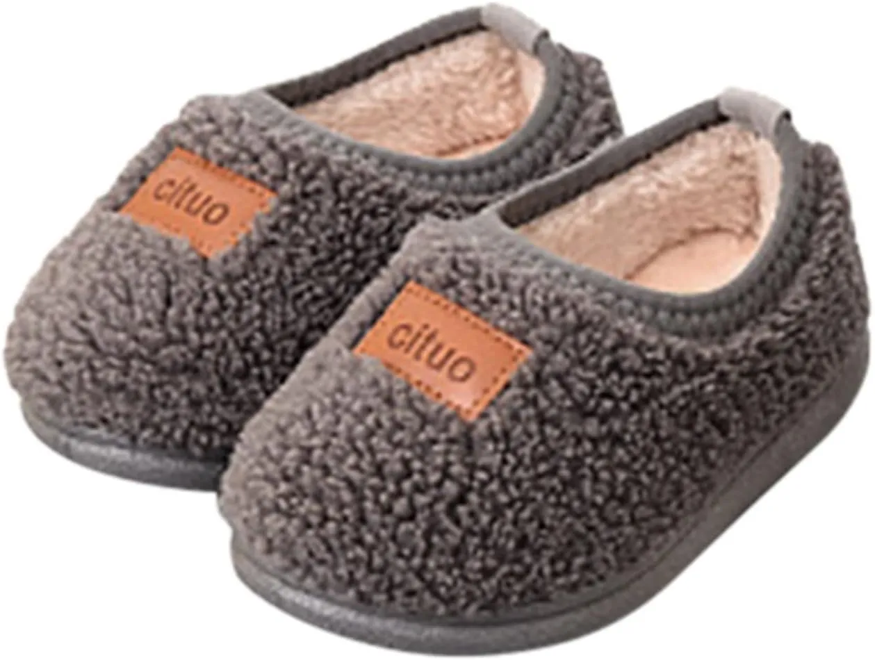 Girl Shoes for Toddlers Childrens Girl Cotton Shoes Solid Color Fashion Soft Sole Winter Hot Chocolate Toddler Shoes