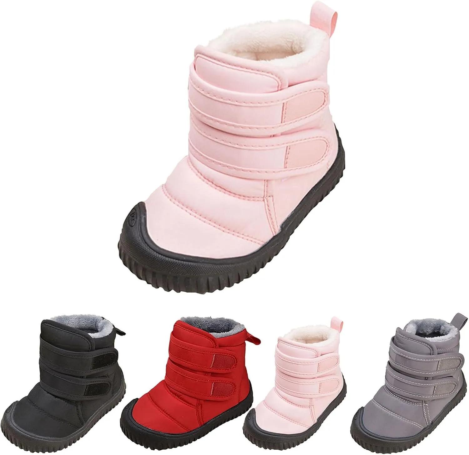 Girls and Boys Children's Casual Shoes Mesh Soft Sole Breathable Sports Short Boots Girls Rain Boots with Bows