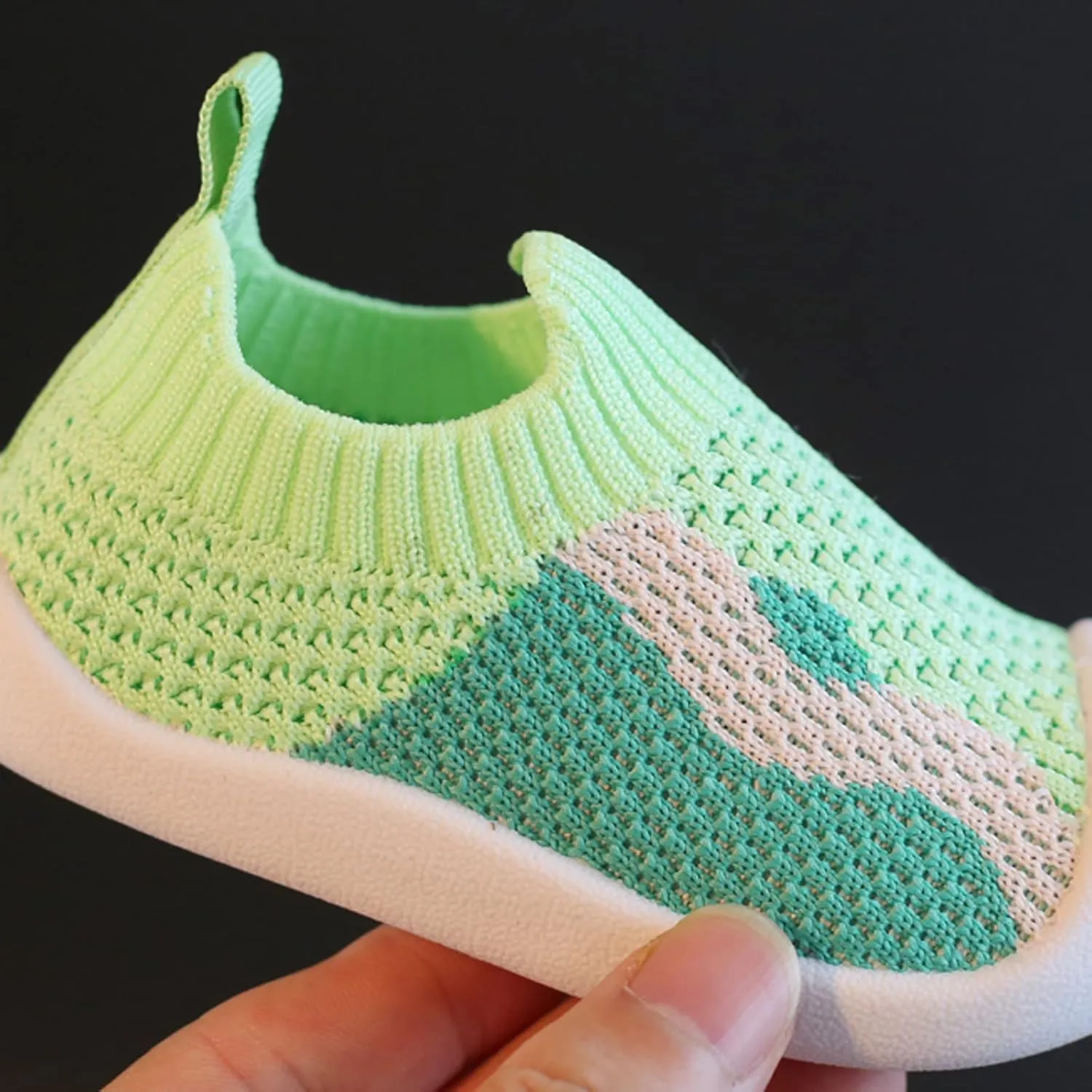 Girls Boys Kids Leisure Shoes Mesh Soft Bottom Breathable Slip On Sport Shoes Socks Shoes Size 6 Wide Toddler Shoes
