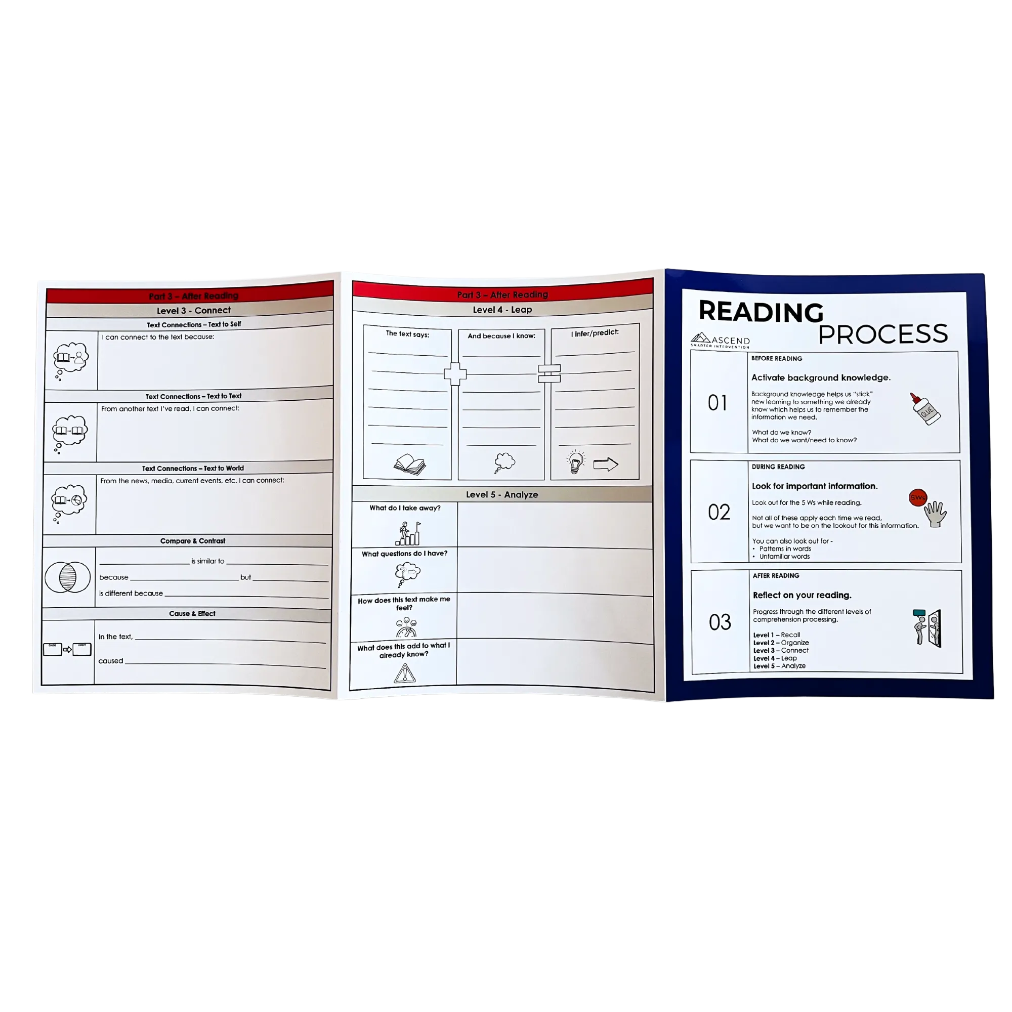 Guided Comprehension Folders (Multi-Pack of 5)