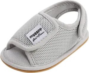 HIUARA Infant Baby Boys Girls Summer Beach Sandals Non Slip Soft Rubber Sole Toddler Outdoor Open-Toe First Walker Shoes