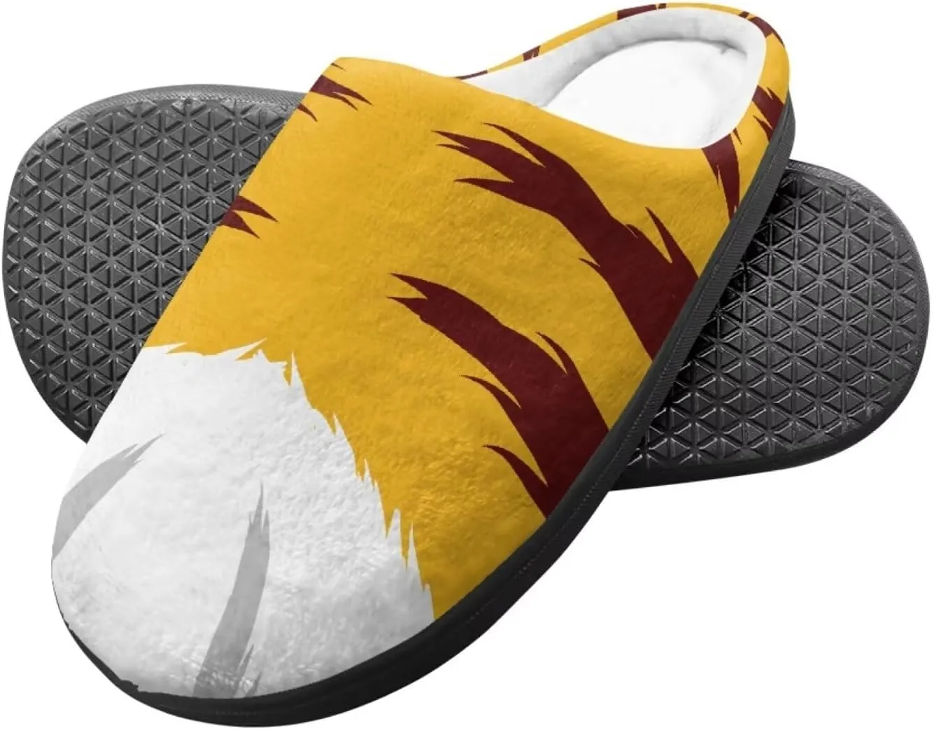 Howilath Boys Girls Warm Slippers Animals Print Kids Winter Indoor Household Shoes