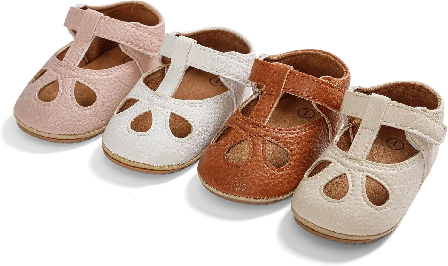 Infant Baby Girls Sandals Summer Lightweight Beach Soft Rubber Sole Toddler First Walking Shoes