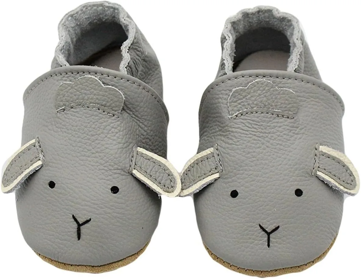 Infant Baby Soft Sole PU Leather Prewalker Shoes Infant Toddler Cute artoon Animal Slip-on Shoes Casual Slippers