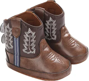 Infant Cowboy Boots Soft Sole Non-Slip Shoes for Infant Boys Girls Newborn Western Toddler Leather Bootie
