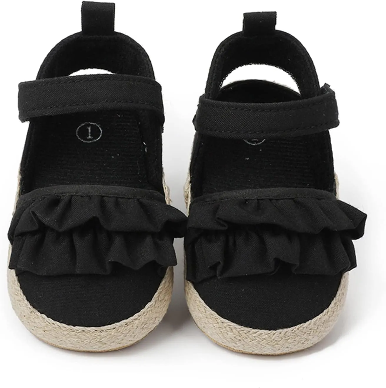 Infant Girls Ruffles Shoes First Walkers Shoes Summer Toddler Flat Sandals Sandals Size 13 Girls