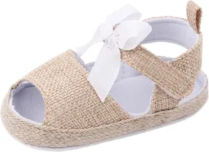 Infant Toddler Shoes Soft Sole Fashion Bowknot Hook Loop Casual Shoes Baby Walking Shoes Boots for Girls Size 12