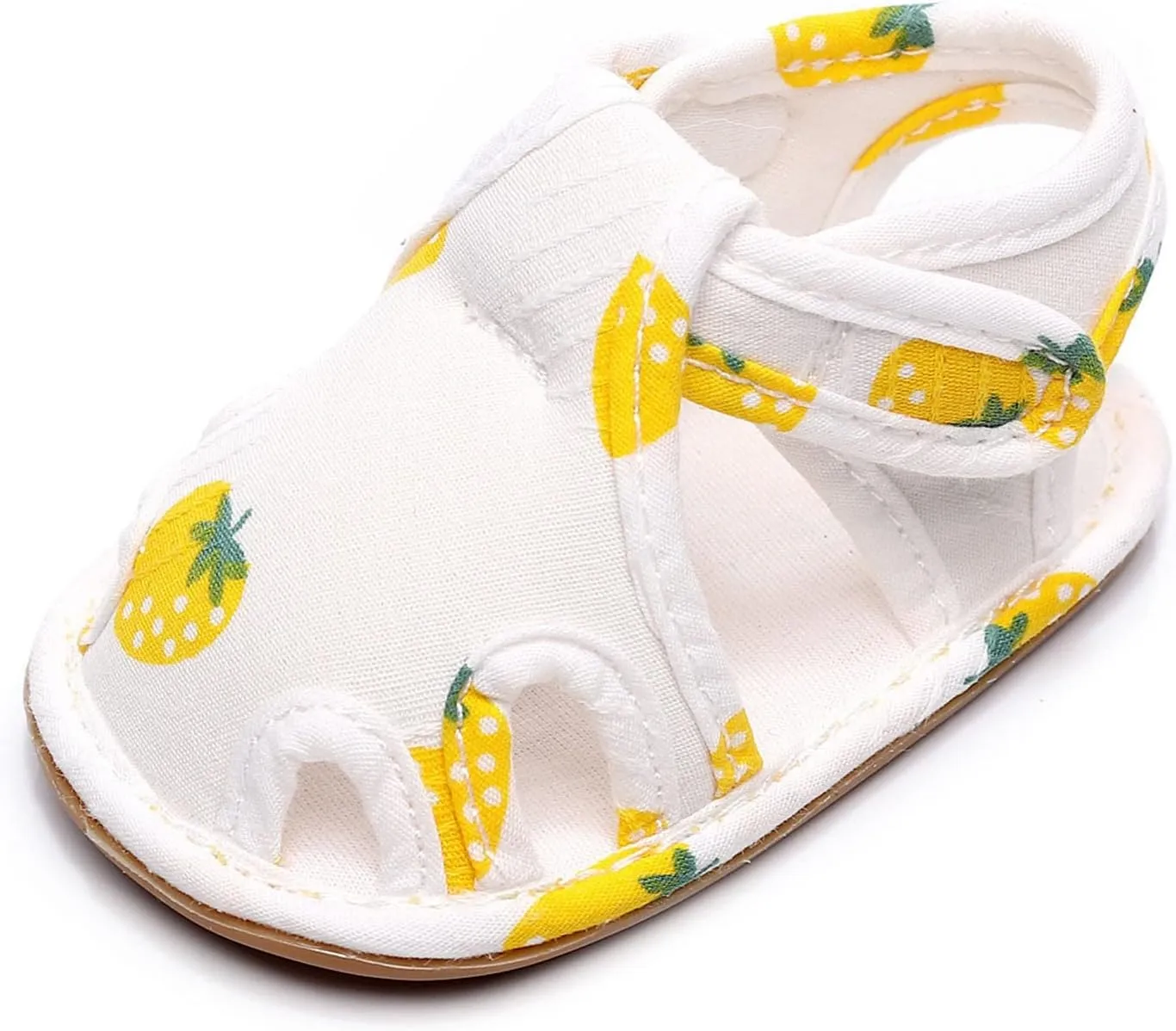 Infant Toddler Shoes Soft Sole Non Slip Toddler Floor Shoes Fruit Strawberry Print Sandals Rainbow Flip Flops Kids Boys