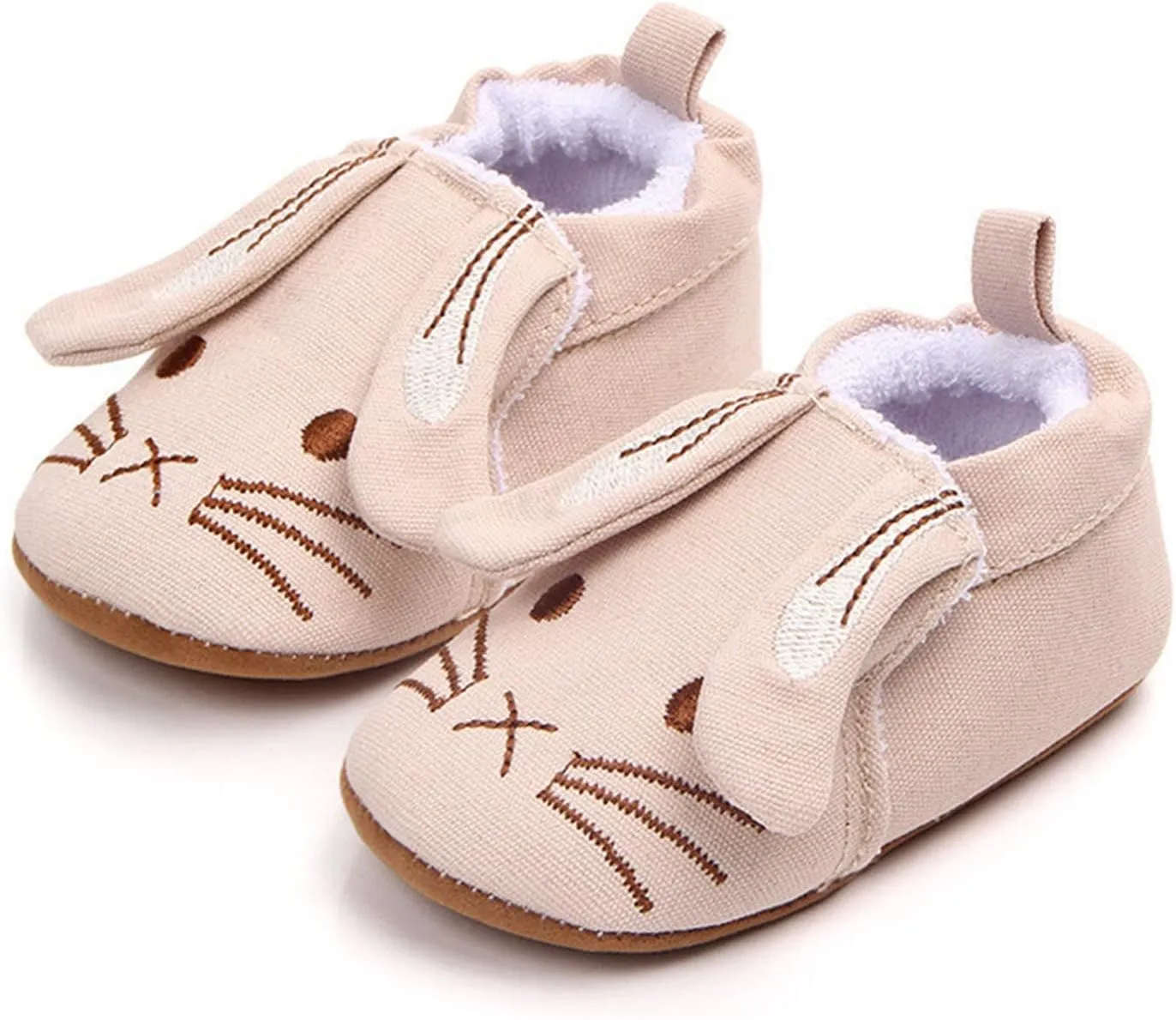Infant Toddler Shoes Soft Sole Toddler Shoes 3D Little Ear Cartoon Embroidery Princess Shoes Beach Shoes for Kids