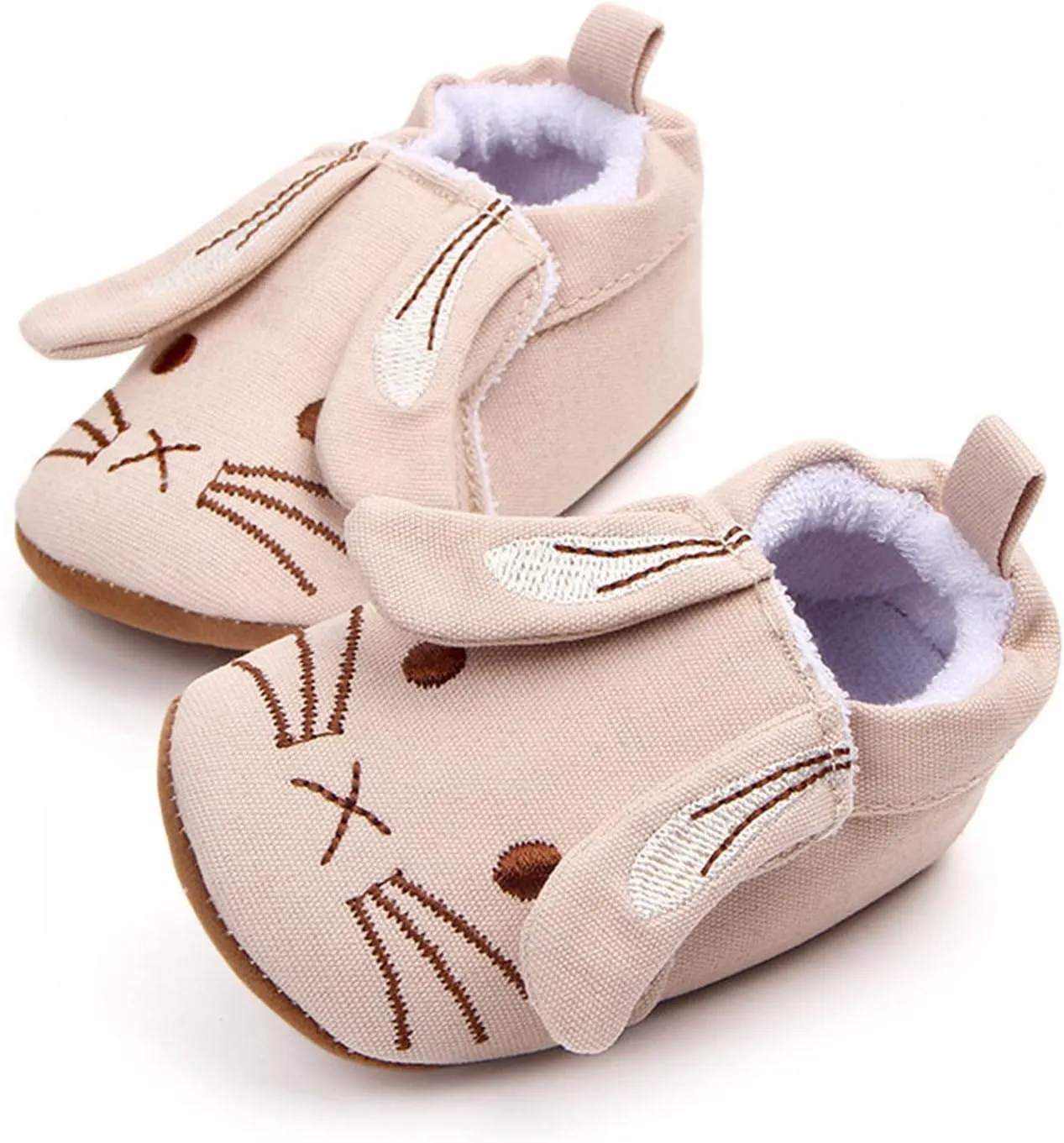 Infant Toddler Shoes Soft Sole Toddler Shoes 3D Little Ear Cartoon Embroidery Princess Shoes Beach Shoes for Kids
