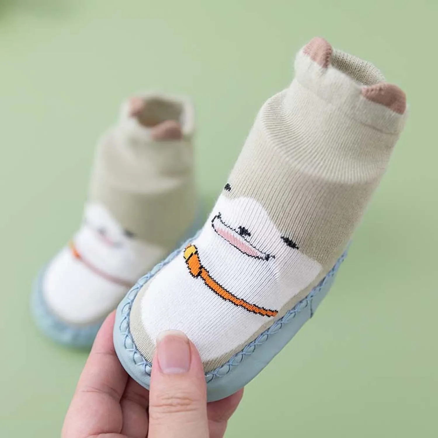 Infant Toddler Shoes Soft Sole Toddler Shoes Cartoon Print Breathable Non Slip Socks Socks Infant Toddler