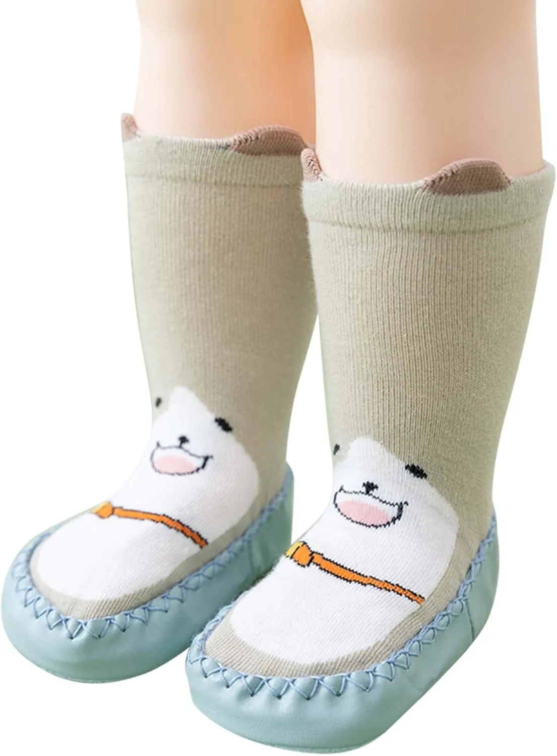 Infant Toddler Shoes Soft Sole Toddler Shoes Cartoon Print Breathable Non Slip Socks Socks Infant Toddler