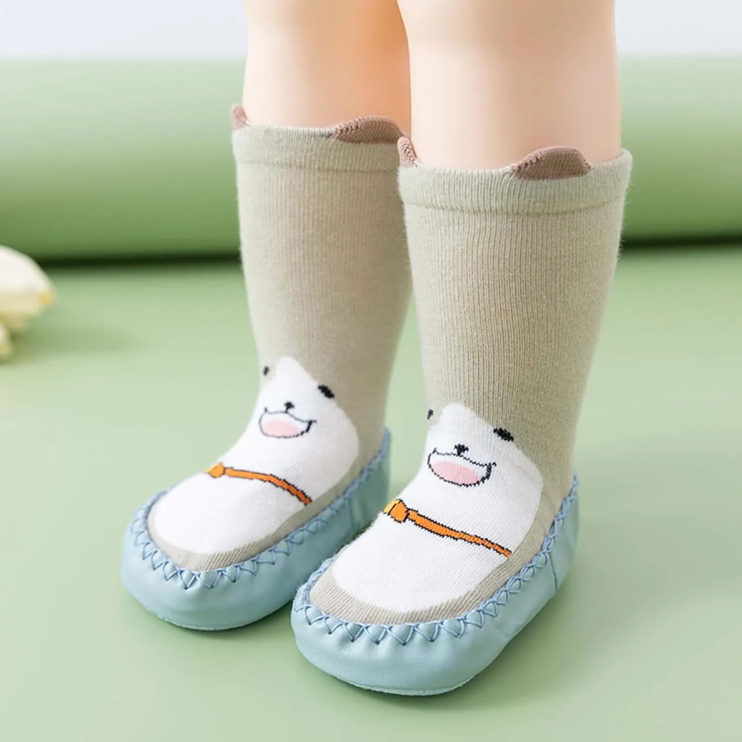Infant Toddler Shoes Soft Sole Toddler Shoes Cartoon Print Breathable Non Slip Socks Socks Infant Toddler