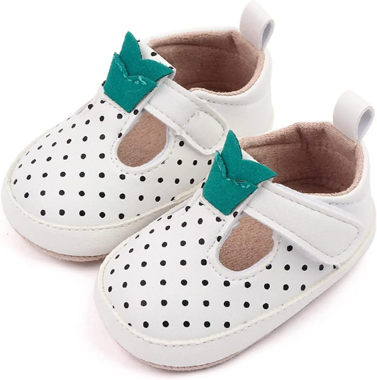 Infant Toddler Shoes Soft Sole Toddler Shoes Polka Dots Non Slip Breathable Princess Girl Sandals Size 10