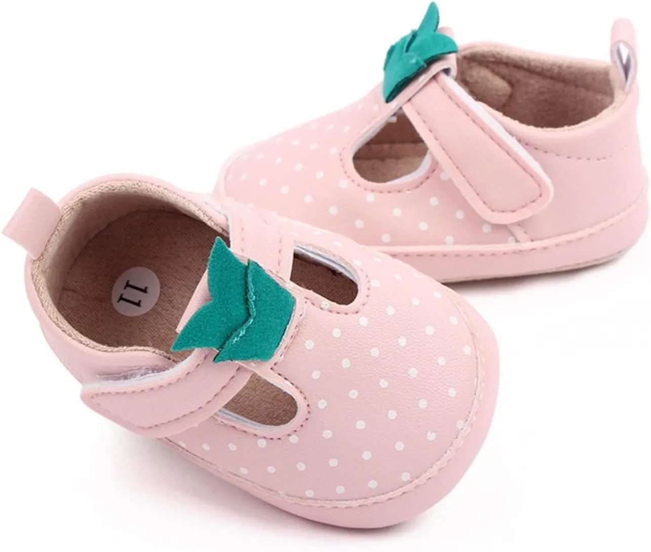 Infant Toddler Shoes Soft Sole Toddler Shoes Polka Dots Non Slip Breathable Princess Shoes Water Girls Shoes