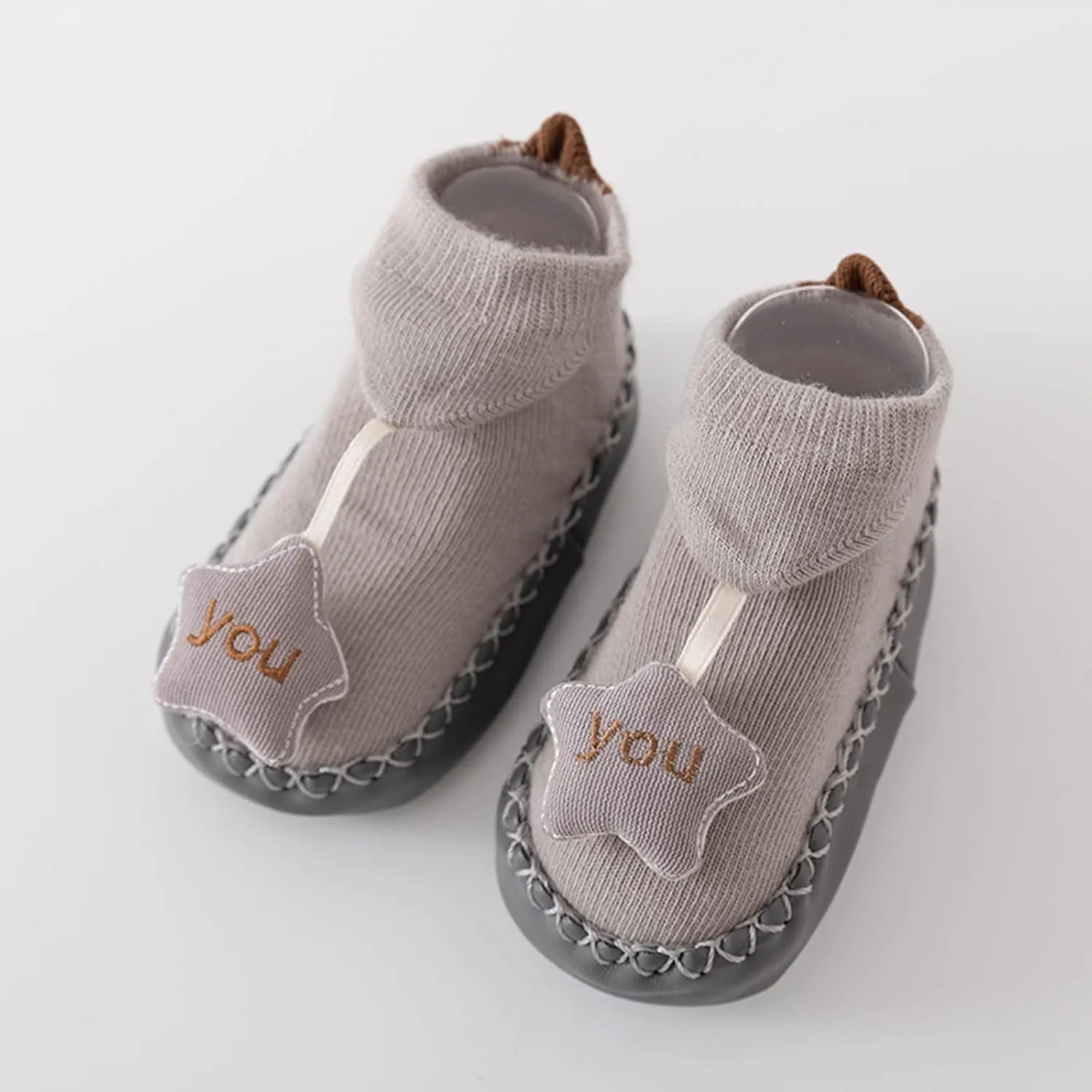 Infant Toddler Shoes Soft Sole Toddler Shoes Star Decoration Non Slip Breathable Socks Socks Shoes Toddler Jelly Sandals
