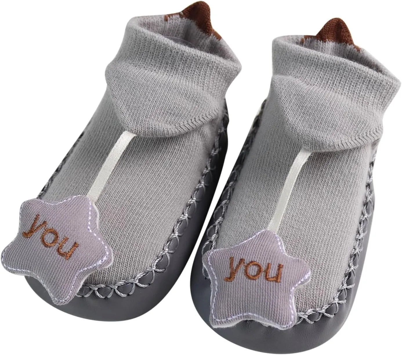 Infant Toddler Shoes Soft Sole Toddler Shoes Star Decoration Non Slip Breathable Socks Socks Shoes Toddler Jelly Sandals