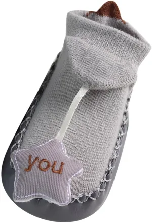 Infant Toddler Shoes Soft Sole Toddler Shoes Star Decoration Non Slip Breathable Socks Socks Shoes Toddler Jelly Sandals
