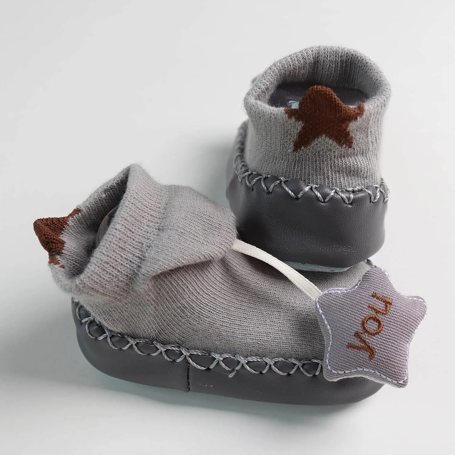 Infant Toddler Shoes Soft Sole Toddler Shoes Star Decoration Non Slip Breathable Socks Socks Shoes Toddler Jelly Sandals