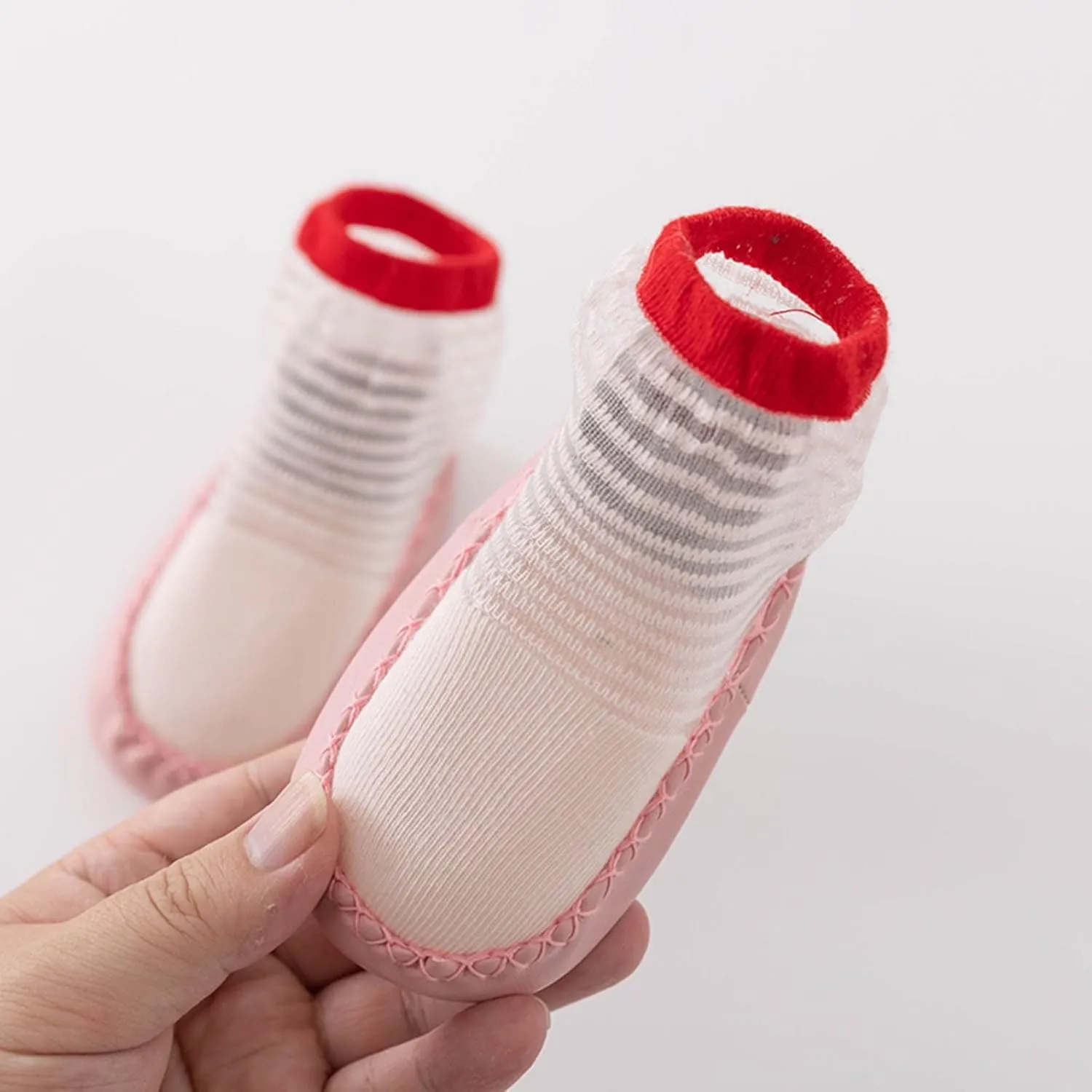 Infant Toddler Shoes Soft Sole Toddler Shoes Striped Hollow Breathable Non Slip Socks Girls Sandals Size 3