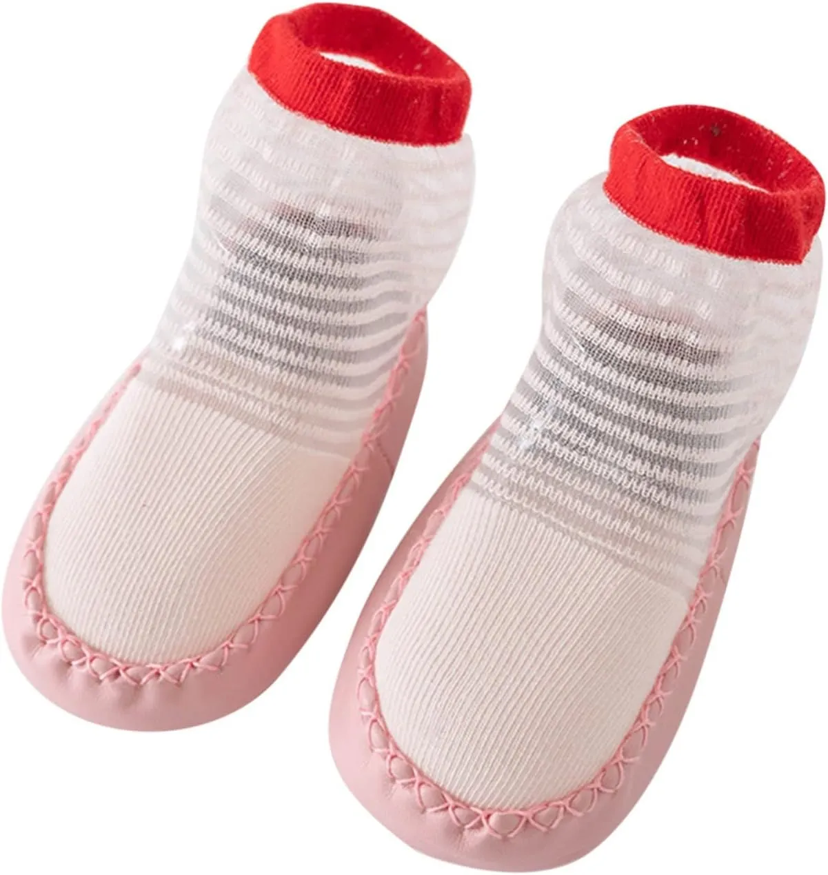 Infant Toddler Shoes Soft Sole Toddler Shoes Striped Hollow Breathable Non Slip Socks Girls Sandals Size 3