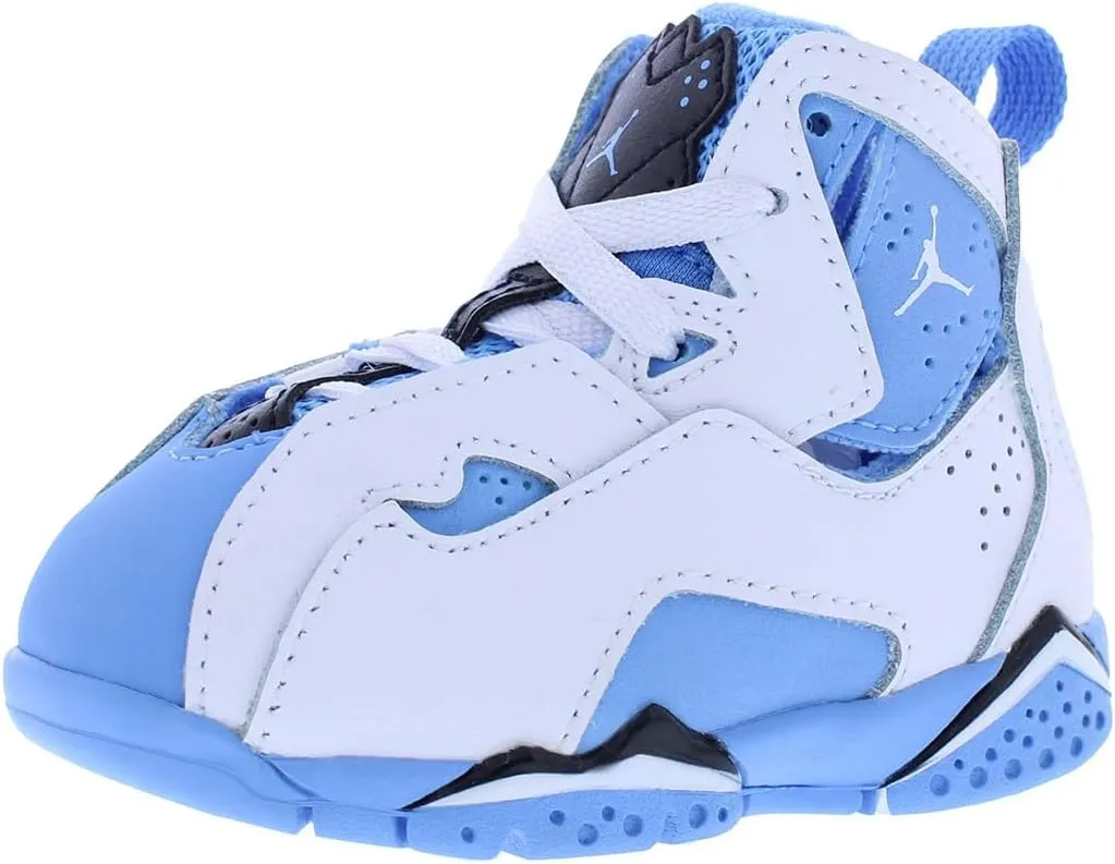 Jordan True Flight Baby/Toddler Shoes (343797-107, White/Yellow Ochre/Black)