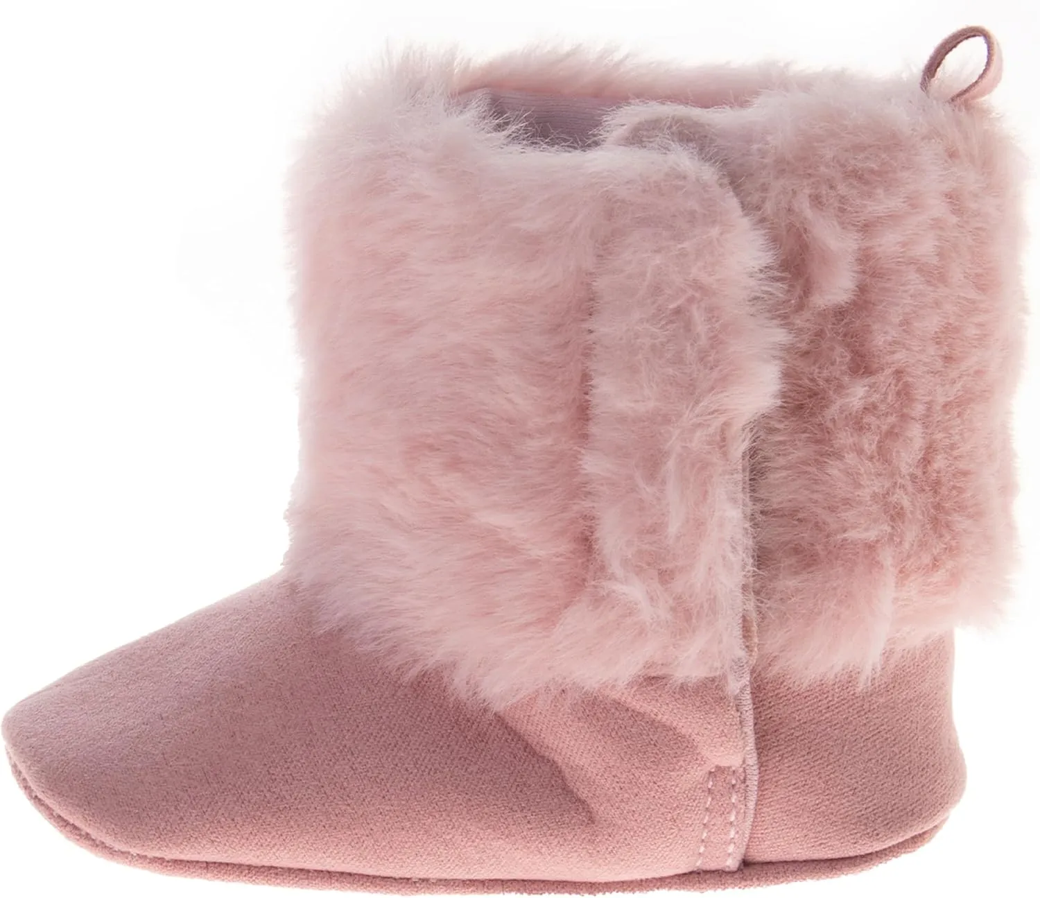 Josmo Baby Girl Boots Newborn Shoes Winter Snow Bowknot Anti-Slip Soft Sole Warm Prewalker Booties Size 1-4 Infant