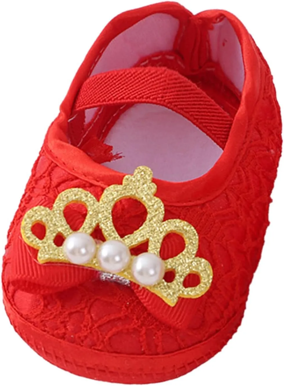 Kid House Shoes Baby Shoes Fashion Soft Sole Toddler Shoes Pearl Dress Flower Princess Shoes Toddler Slip on Shoes