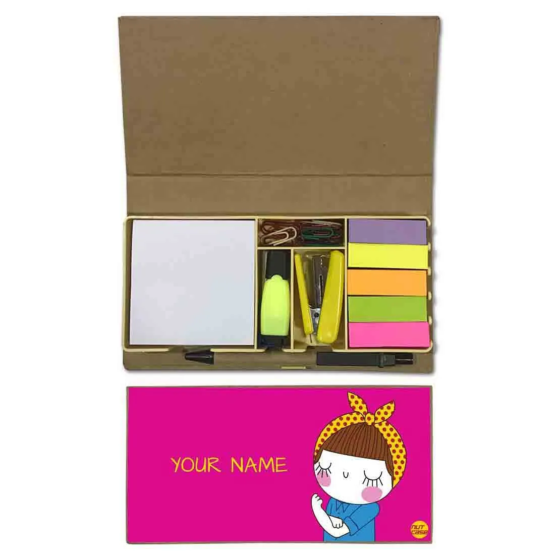 Kids Personalized Stationery Set for Girl - Girl Power