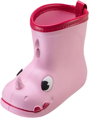 Kids Rain Boots Toddler Cute Cartoon Rain Shoes Infant Waterproof Rubber Mud Boots for Girls Boys with Soft Sole