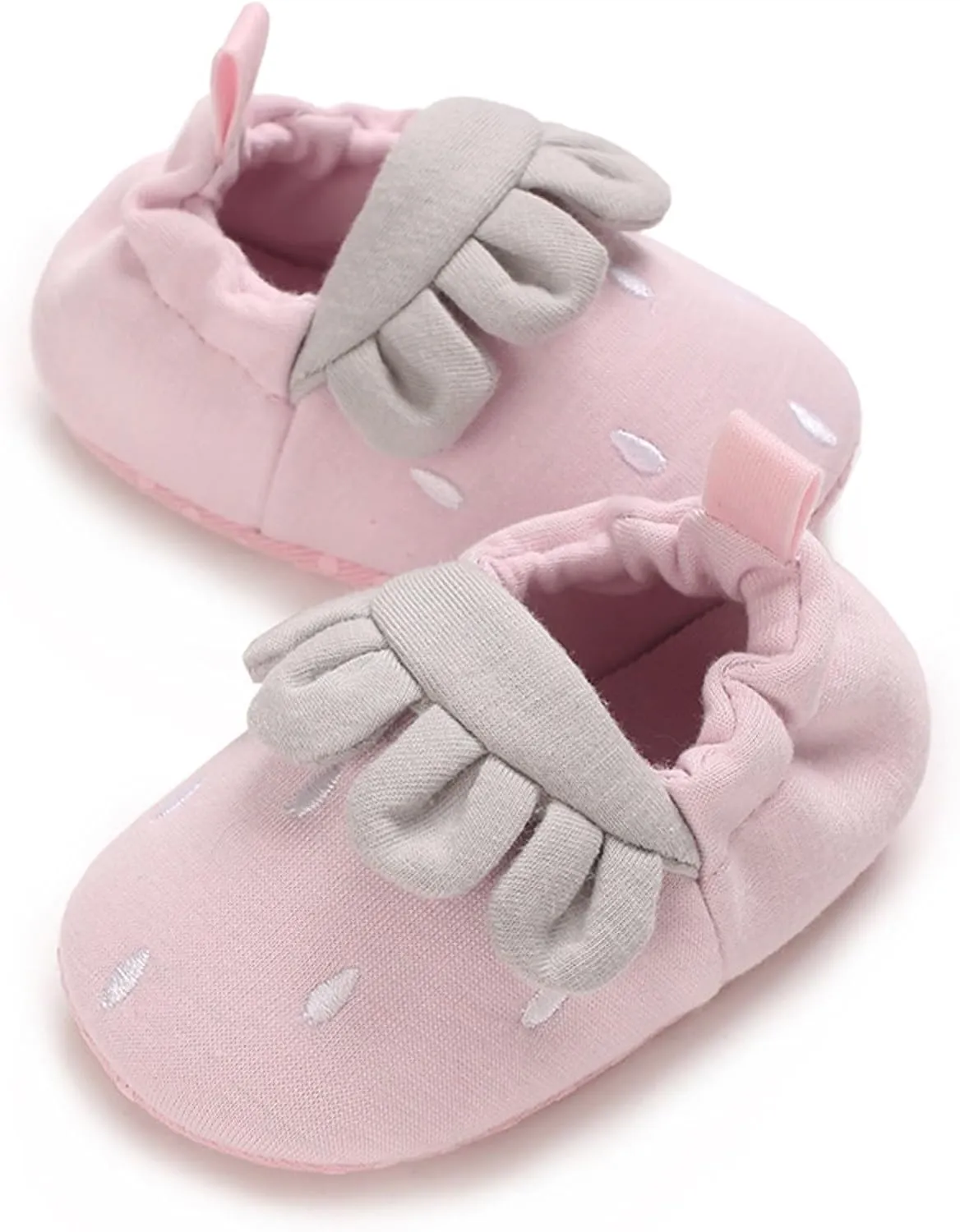 Kids Shoe Slides Newborn Baby Spring Fall Cute Cartoon Strawberry Non Slip Floor Shoes Toddler Socks 0 1 Years Old