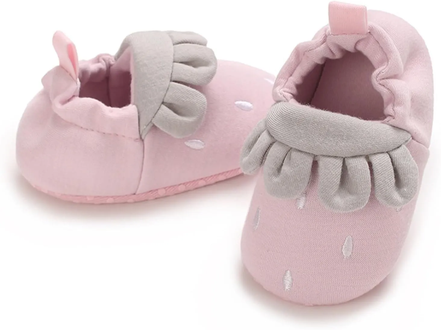 Kids Shoe Slides Newborn Baby Spring Fall Cute Cartoon Strawberry Non Slip Floor Shoes Toddler Socks 0 1 Years Old