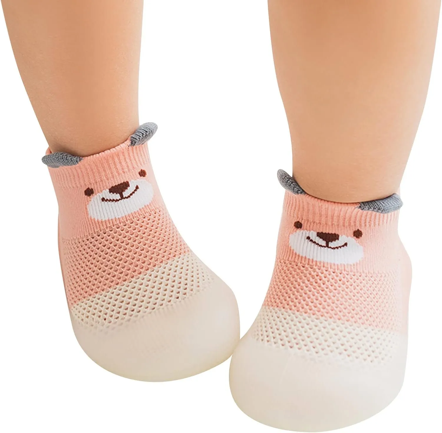 Kids Soft Boys Baby Anklet Girls Cartoon Slipper Shoes Rubber Breathable 036Months Toddler Summer Sole Baby Sock