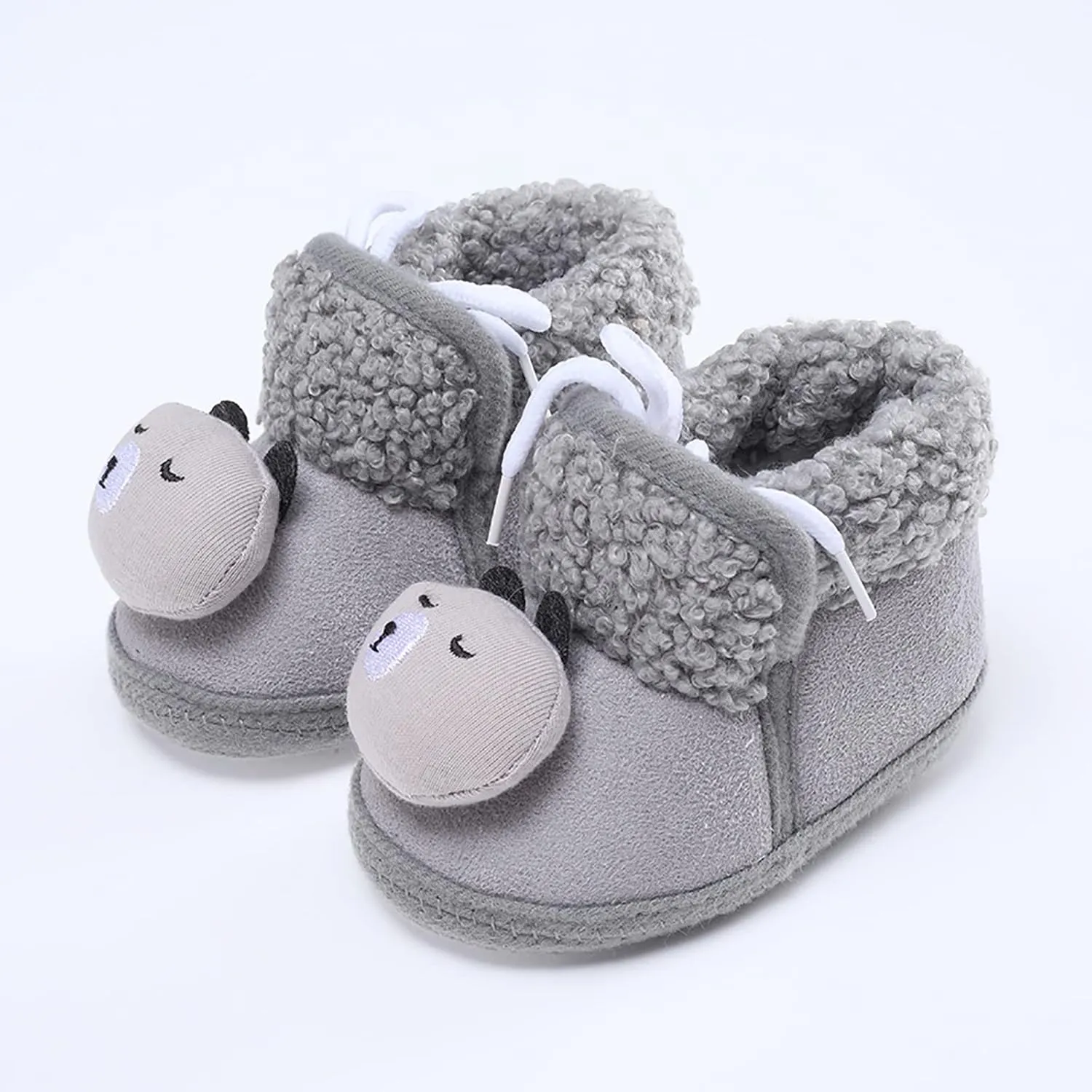 Little Girls Autumn Boots Baby Girls Boys Warm Shoes Soft Sole Booties Snow Boots Comfortable Shoes Infant Boots