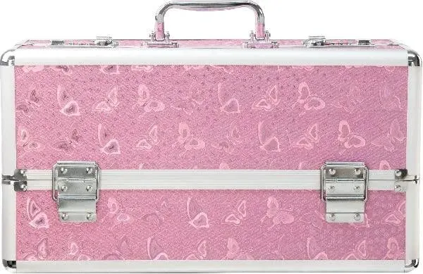 Lockable Large Vibrator Case Pink