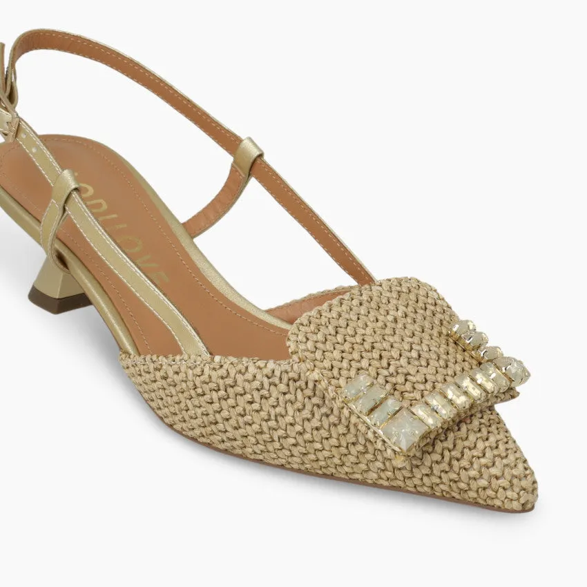 Lodi H7 Brown Slingback