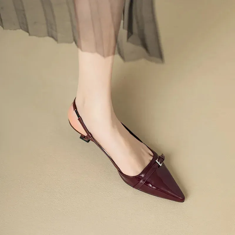 MIRELLA  Classic Mid-Heel Sandals