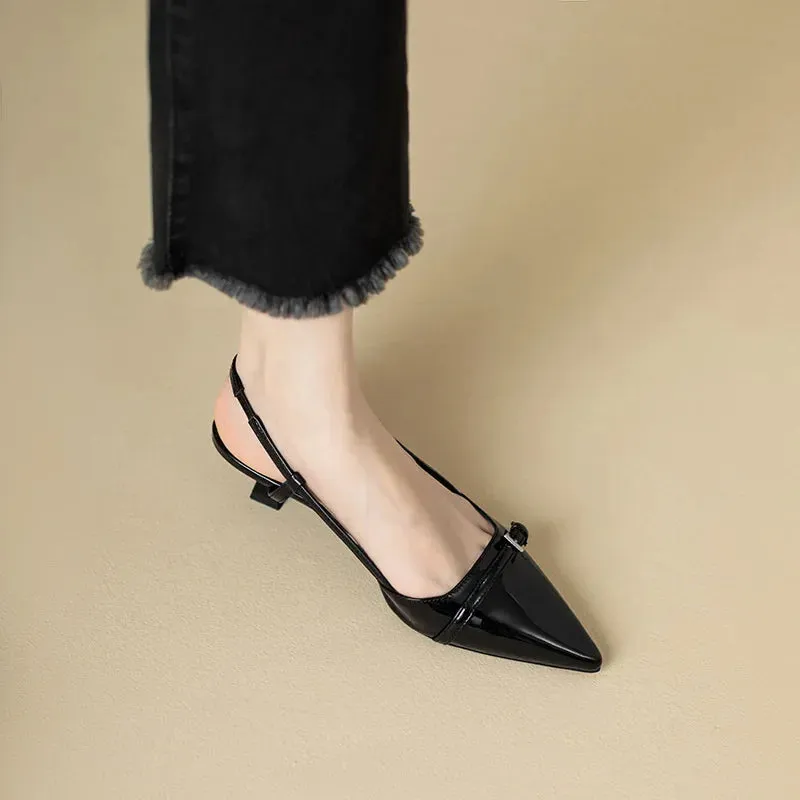 MIRELLA  Classic Mid-Heel Sandals