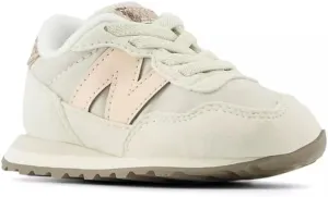 New Balance Kids 237 Bungee Sneaker, TURTLEDOVE/VINTAGE ROSE, 5 W Toddler (1-4 Years)