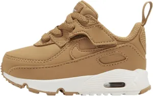Nike Air Max 90 EasyOn Baby/Toddler Shoes (HF6359-200, Shown: Flax/Sail/Flax) Size 6