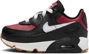 Nike Air Max 90 LTR Baby/Toddler Shoes (CD6868-024, Black/Team Red/Gum Light Brown/White)