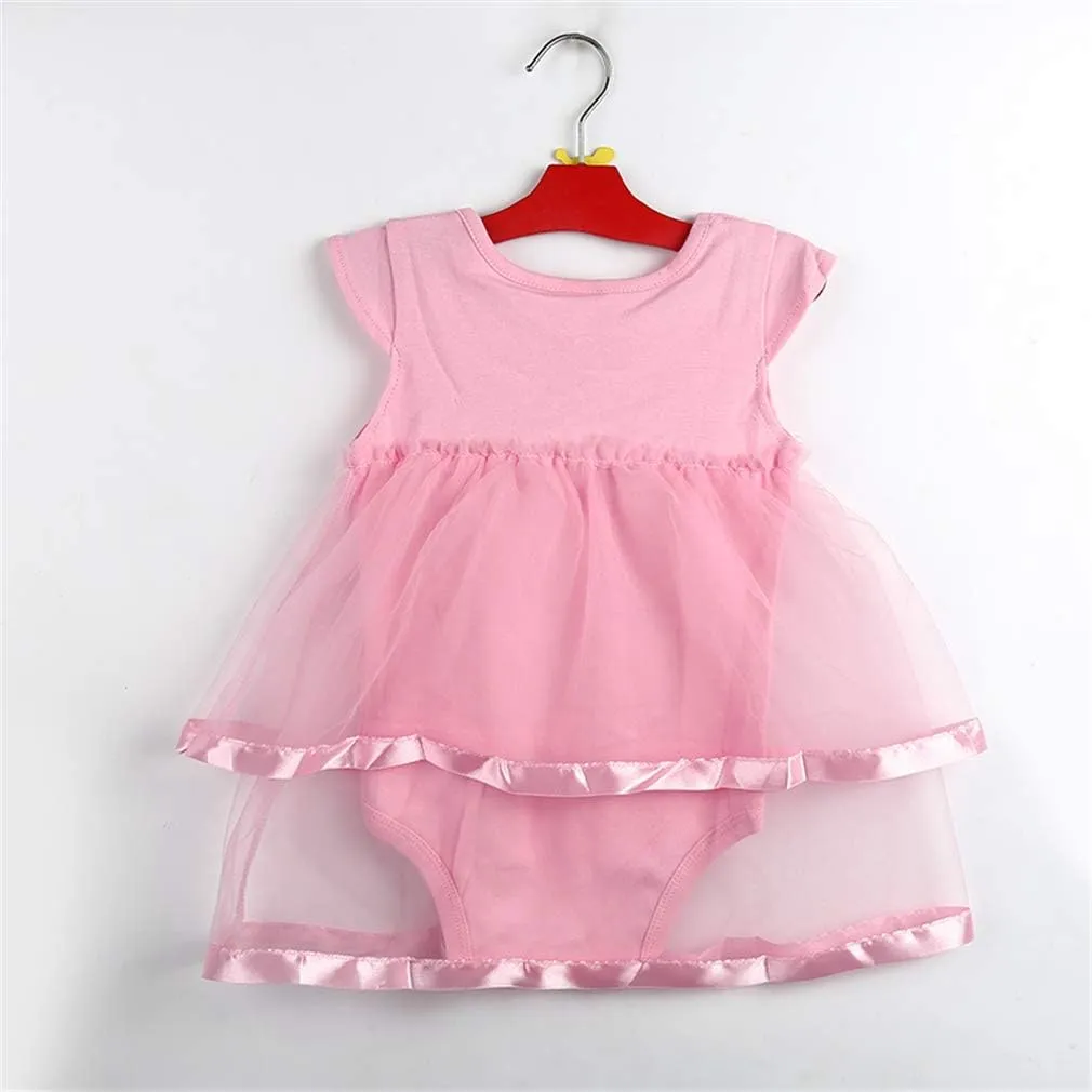 Niyage Baby Girls Clothes Dress Flowers Romper Sets Infant Tutu Bodysuit Party Outfits
