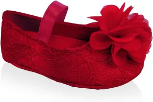 Pattern Soft Sole Dress Shoes w/Flower