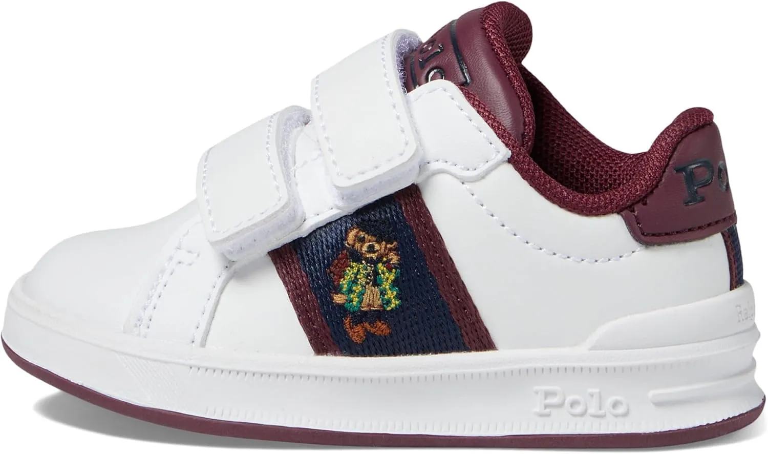POLO RALPH LAUREN Baby-Boy's Heritage Court Ii Bear Ez (Toddler) Sneaker